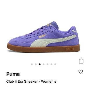 Puma Lavender Womens Club Ii Era Sneakers